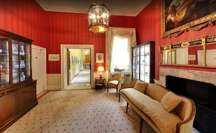 Una de las salas de la residencia oficial