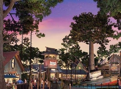 Una de las seis regiones del parque temático American Heartland