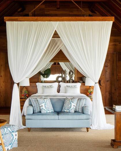 Una de las suits del exclusivo resort Nihi Sumba.