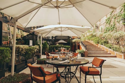 Una de las terrazas del hotel InterContinental