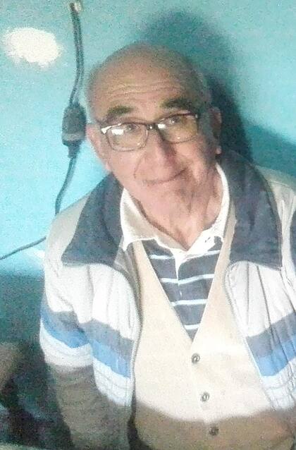 Una de las últimas fotos de Ricerio, que durante gran parte de su vida trabajó en la bodega Giol y en una empresa de seguridad con la que prestó servicios en La Rural, Galerías Pacíficos y distintos bancos