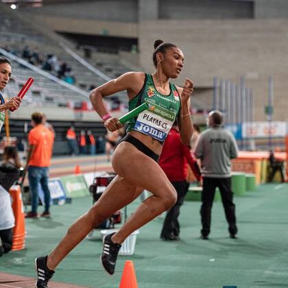 Una de las últimas fotos de Salma Paralluelo practicando atletismo (Foto: Instagram @salmaparalluelo)