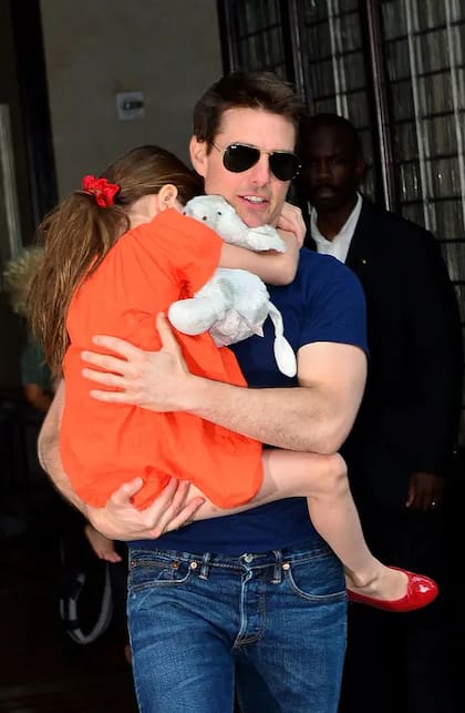 Una de las últimas fotos del actor junto a Suri