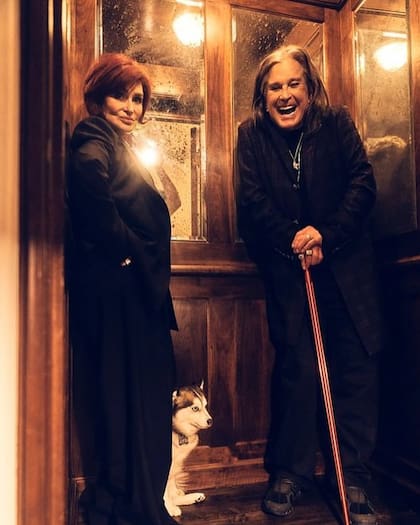 Una de las últimas fotos que Sharon subió con su esposo (Foto: Instagram @sharonosbourne)