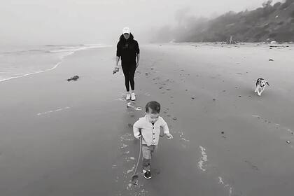 Una de las últimas imágenes compartidas por la pareja.