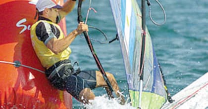 Espínola, durante los Juegos Olímpicos de Sidney 2000