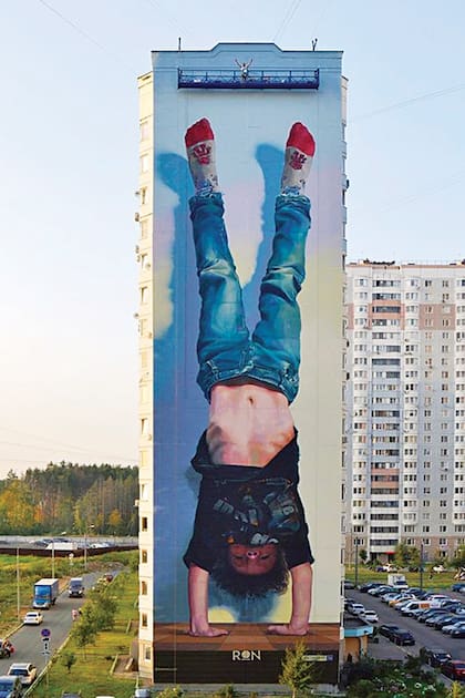 Una de sus obras gigantes en Moscú 