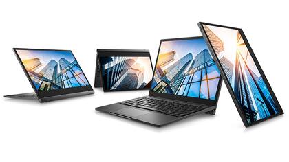 Una Dell Latitude 7285; admite carga inalámbrica