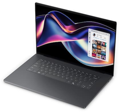 Una Dell XPS 16 presentada en la CES 2026