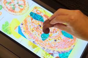 Una demostración de Taste the TV, un prototipo creado para experimentar los sabores de un plato a distancia y en tiempo real desde este curioso televisor