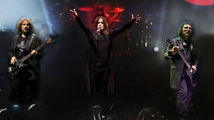 Black Sabbath en acción: Butler, Osbourne y Iommy