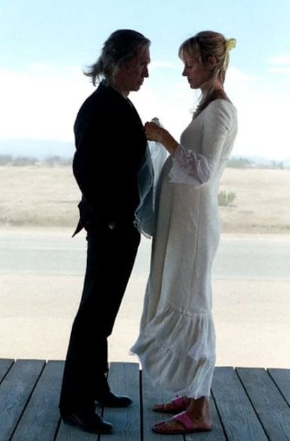 Una escena David Carradine y Uma Thurman en Kill Bill 2
