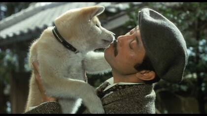 Una escena de 'Hachiko Monogatari' (1987).