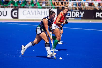 Una escena de la final femenina entre San Fernando e Italiano