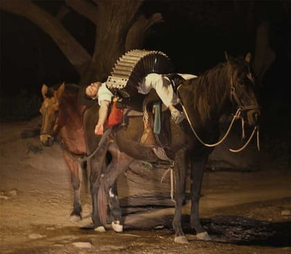 Una escena de la horse movie