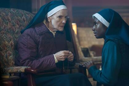 Una escena de La mujer en la pared