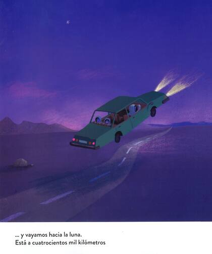 Una escena de "Mientras tanto en la Tierra", de Oliver Jeffers