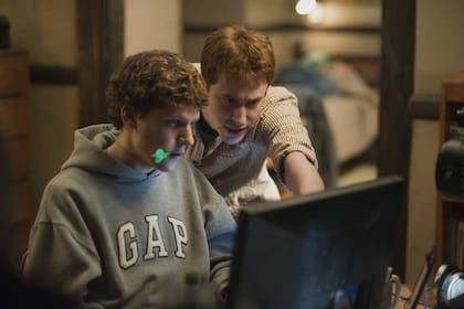 Una escena de Red Social, la película dirigida por David Fincher que relata los comienzos de Mark Zuckerberg al frente de Facebook
