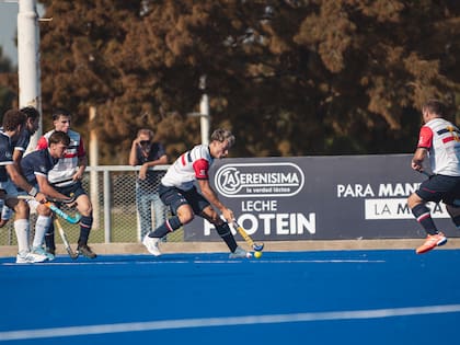 Una escena del partido entre Ducilo y Ciudad B