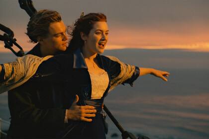 Una escena emblemática del film Titanic