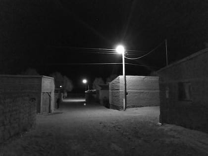 Una escena nocturna de la localidad jujeña de Cusi Cusi