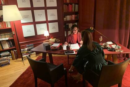 Una escritora realizaba textos personalizados