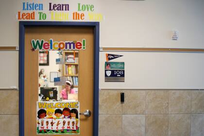 Una escuela de Provo, en el estado Utah, se prepara para la vuelta a clases