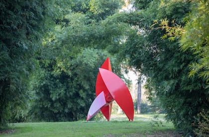 Una escultura de Bastón Díaz