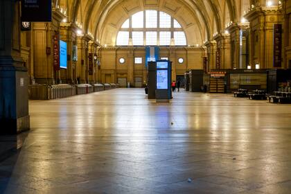 Una estación vacía