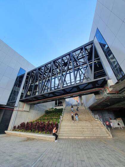 Una estación de Metro-Cable de la ciudad de Medellín