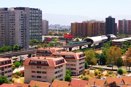 Una estación de subte en la zona metropolitana