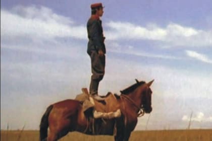 Una estampa clásica de El camino del gaucho, el filme de la 20th Century Fox filmado en su mayor parte en la Argentina