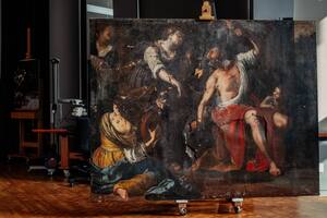 Una explosión en Beirut en 2020 perjudicó gravemente a "Hércules y Onfalia"