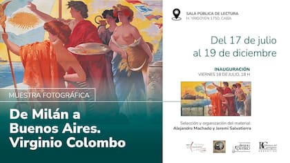 Una exposición gratuita que recorre la vida y obra del arquitecto Virginio Colombo a través de fotos y objetos