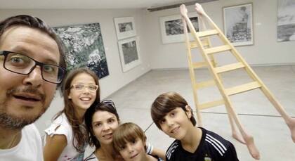 Una familia brasileña en el Sívori