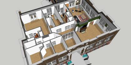 Una familia decidió volver a su ciudad natal en Indiana y compró una escuela para remodelar; el edificio sirvió como vivienda desde 1956