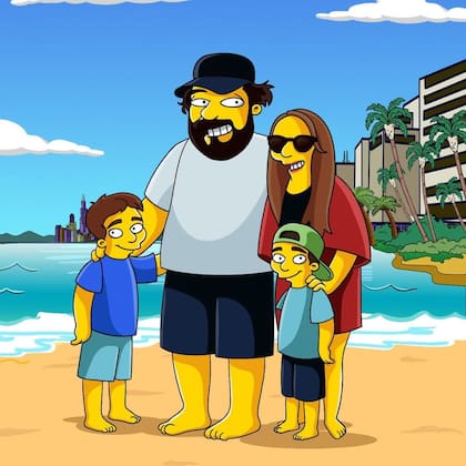 Así se ve una foto "Simpsonizada"