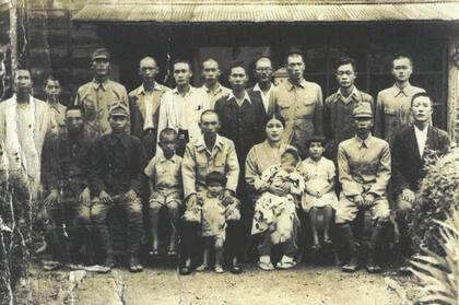 Una foto antes de irse a la guerra