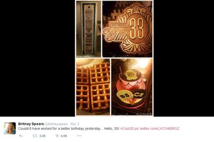 Una foto con algunas perlitas de su festejo de cumpleaños