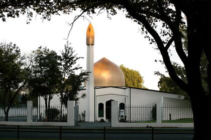 Una foto de archivo de la mezquita de Al Noor en Deans Avenue en Christchurch
