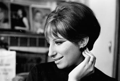 Una foto de Barbra Streisand cuando protagonizaba Funny Girl
