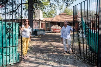 Una foto de febrero, cuando Sofía Paz y Hernán Álvarez mostraban el entonces futuro hogar