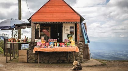 Una foto del Cerro San Javier en San Miguel de Tucumán, parte de la muestra