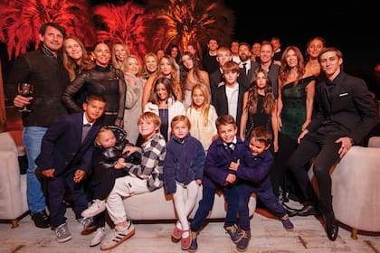 Una foto para atesorar: los Brito en pleno