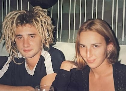 Una foto retro de Nahuel Mutti y Catarina Spinetta (Foto: Instagram @catarinaspinetta)