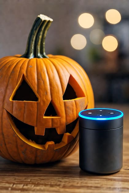 Una función especial de Alexa llega para celebrar Halloween con estilo (Imagen ilustrativa con IA)