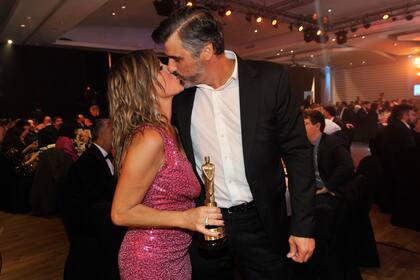 Una ganadora muy feliz y enamorada. Sandra Borghi rebosaba de alegría por su premio