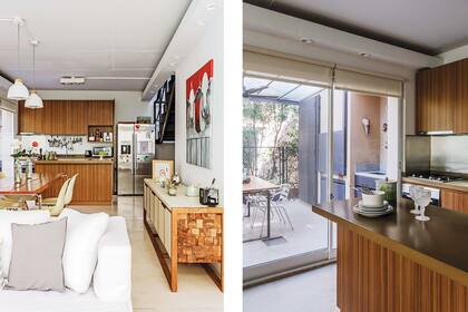 Una garganta contiene los artefactos que dan luz focal sobre los laterales.