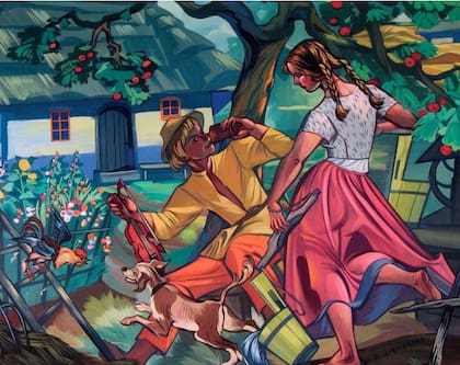 Una granja de pueblo (1960).