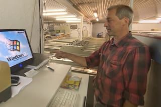 Esta empresa sigue usando Windows 95 en su operación diaria y se niega a actualizarlo